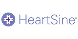 HeartSine logo with medical cross icon